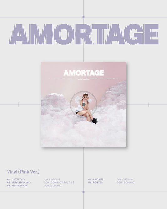 Jisoo - AMORTAGE (Pink) LP