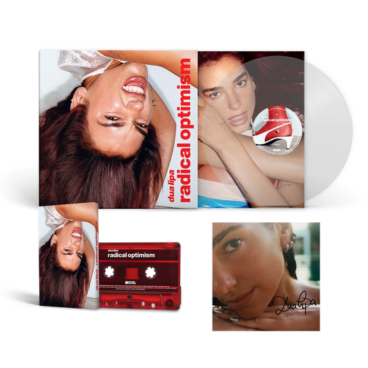 Dua Lipa - Radical Optimism (Alternate Cover) (Clear) LP Vinyl Record & Cassette with Signed Insert