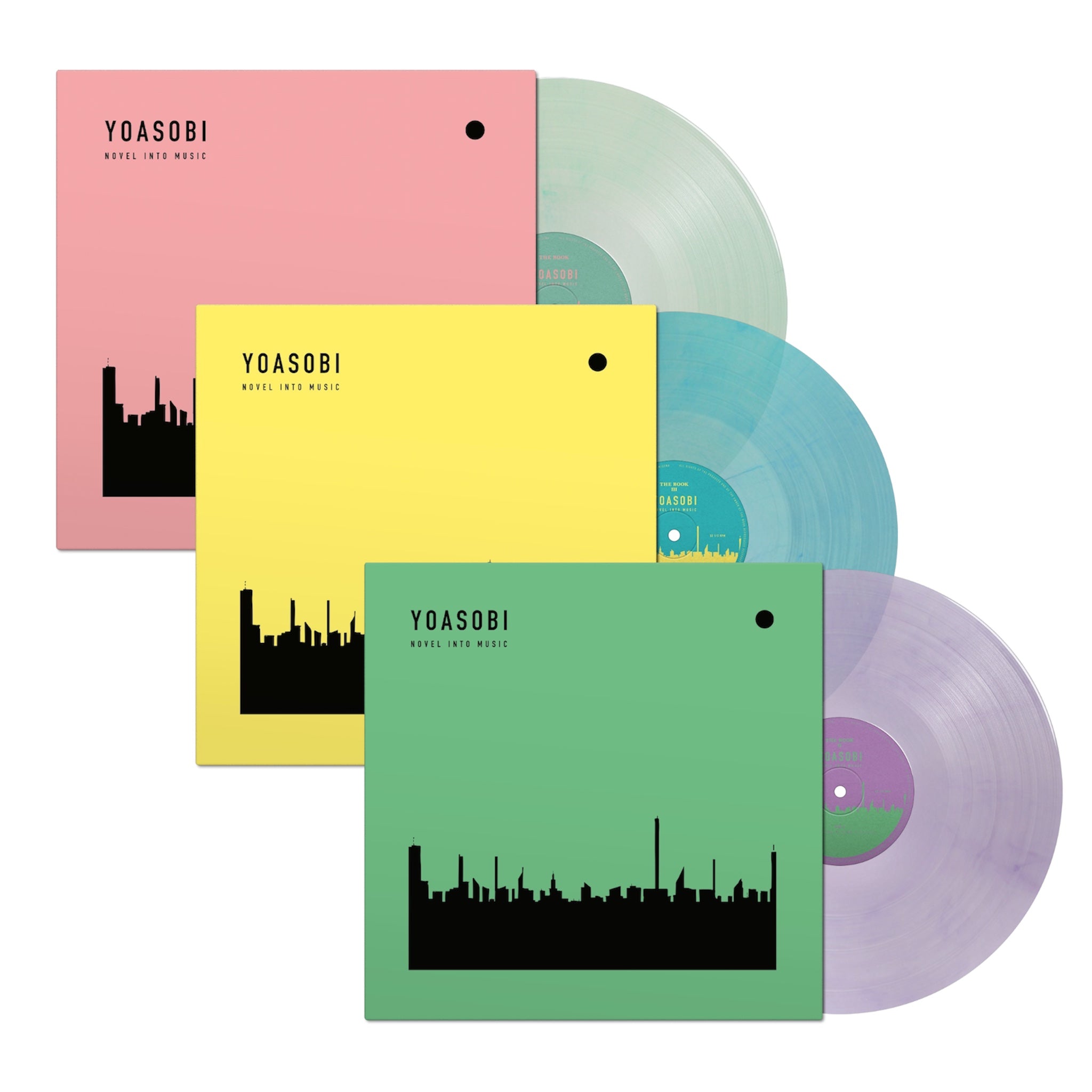 Yoasobi - THE BOOK I, II, III Bundle LP Vinyl Record – Tiger Vault