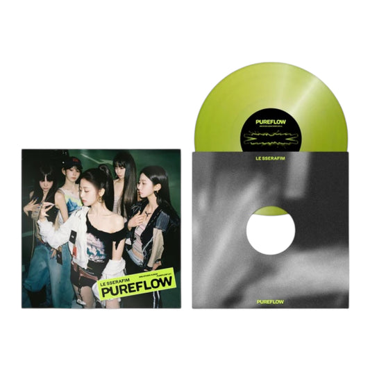 LE SSERAFIM - ‘PUREFLOW’ pt.1 (Electric Yellow Glitter Ver.) LP