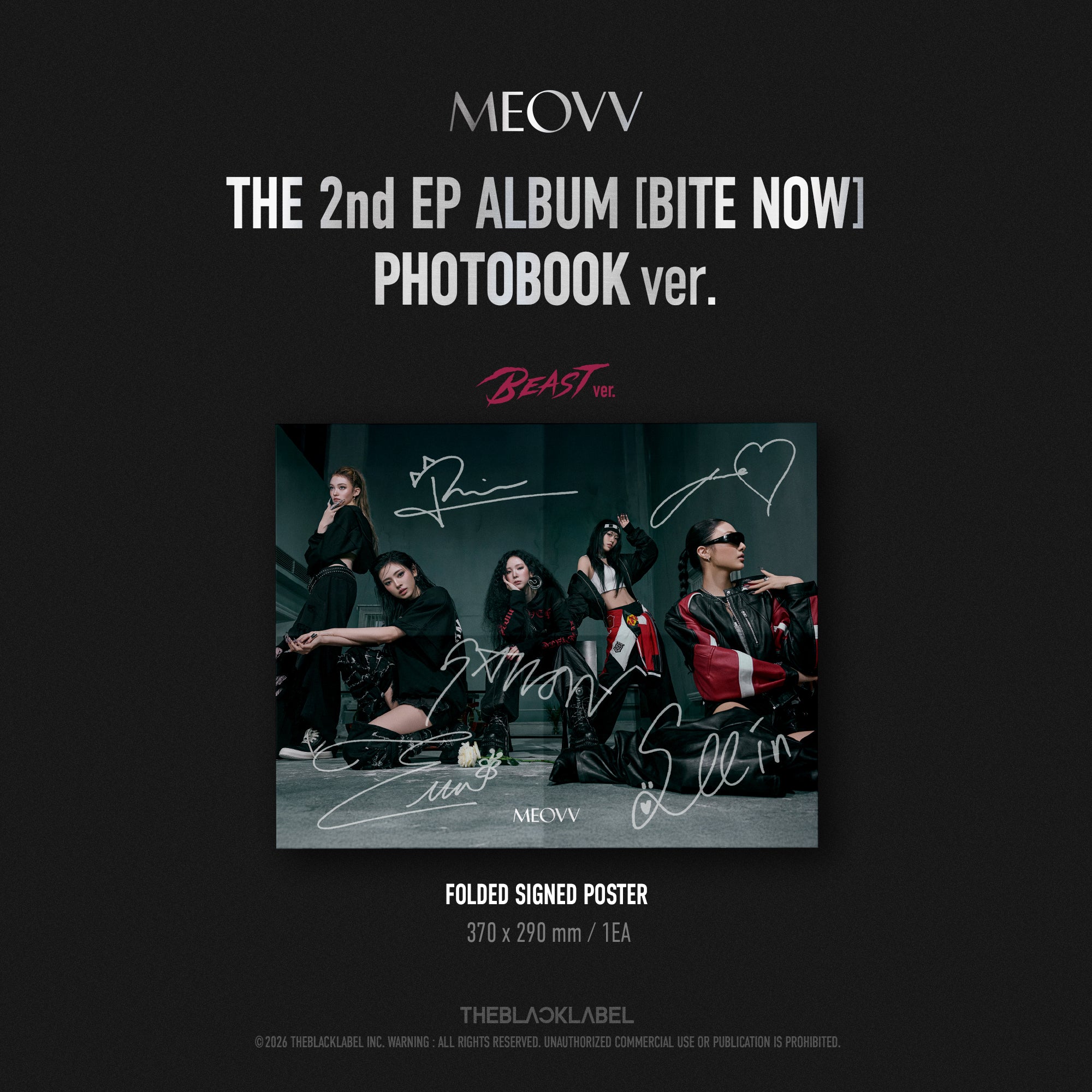 SIGNED] MEOVV - THE 2nd EP ALBUM [BITE NOW] (BEAST ver.) – Tiger