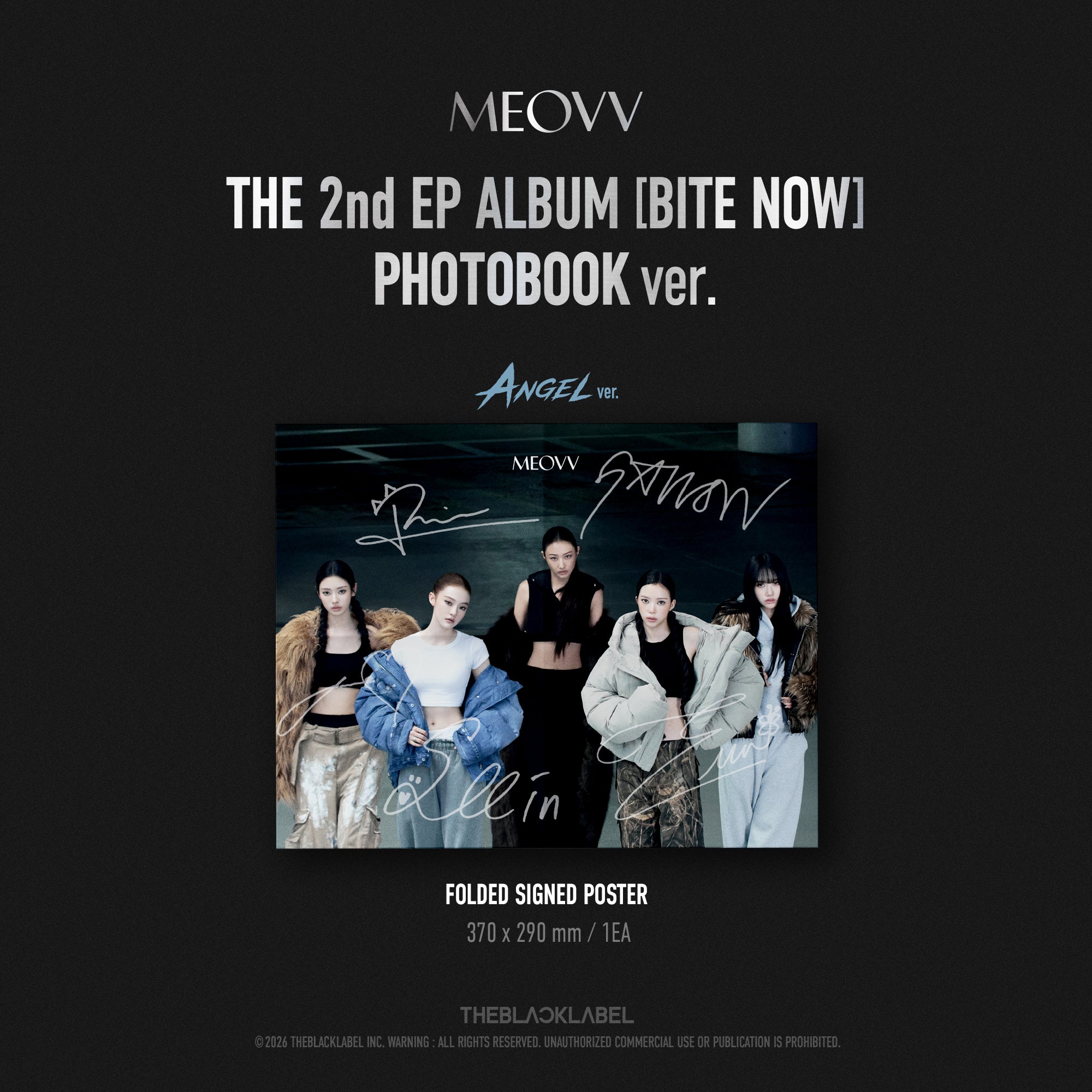 MEOVV BITE NOW 直筆サイン入りポスター BEAST Ver. SIGNED] MEOVV - THE 2nd EP ALBUM [BITE NOW] (ANGEL ver.) – Tiger