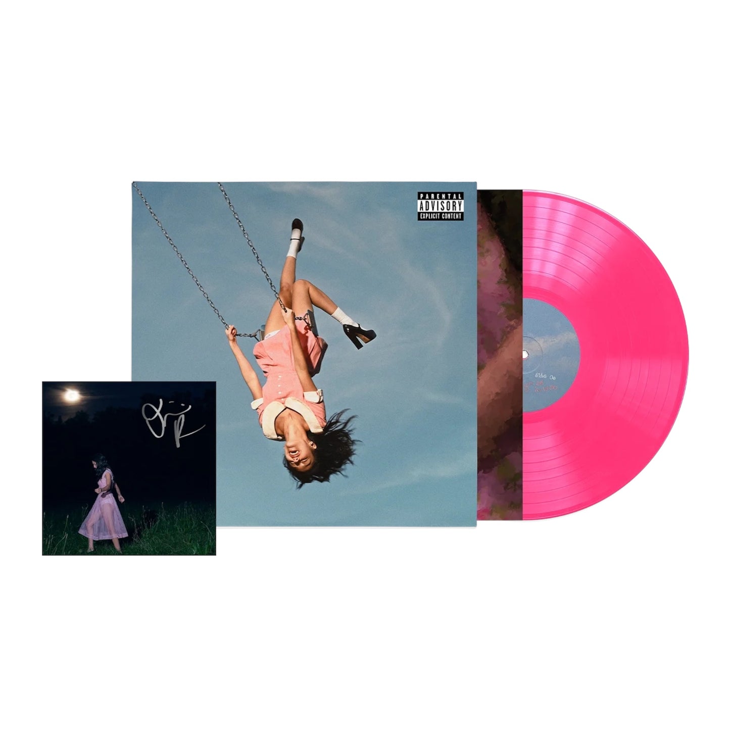 [SIGNED] Olivia Rodrigo - you seem pretty sad for a girl so love (sticky sweet hot pink) LP with Signed Art Card