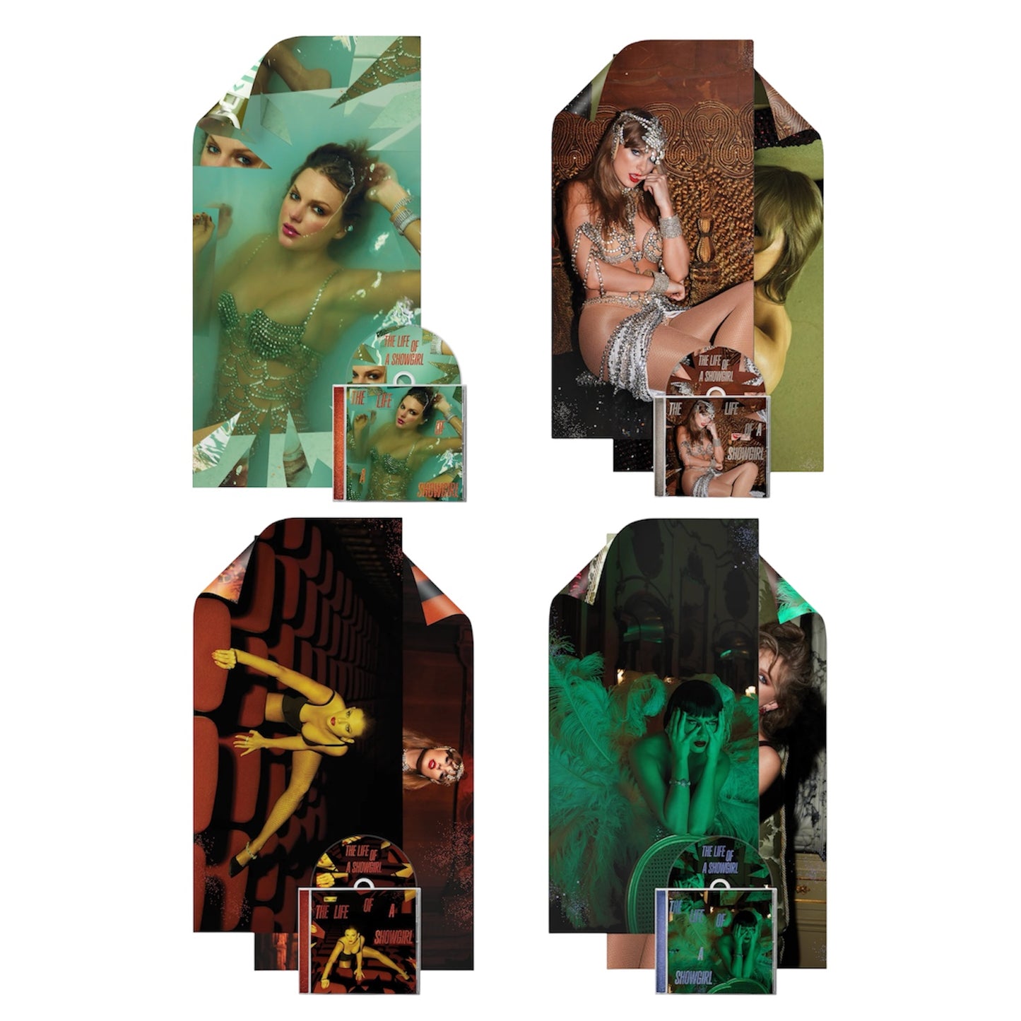[BUNDLE] Taylor Swift - The Life Of A Showgirl CD Bundle