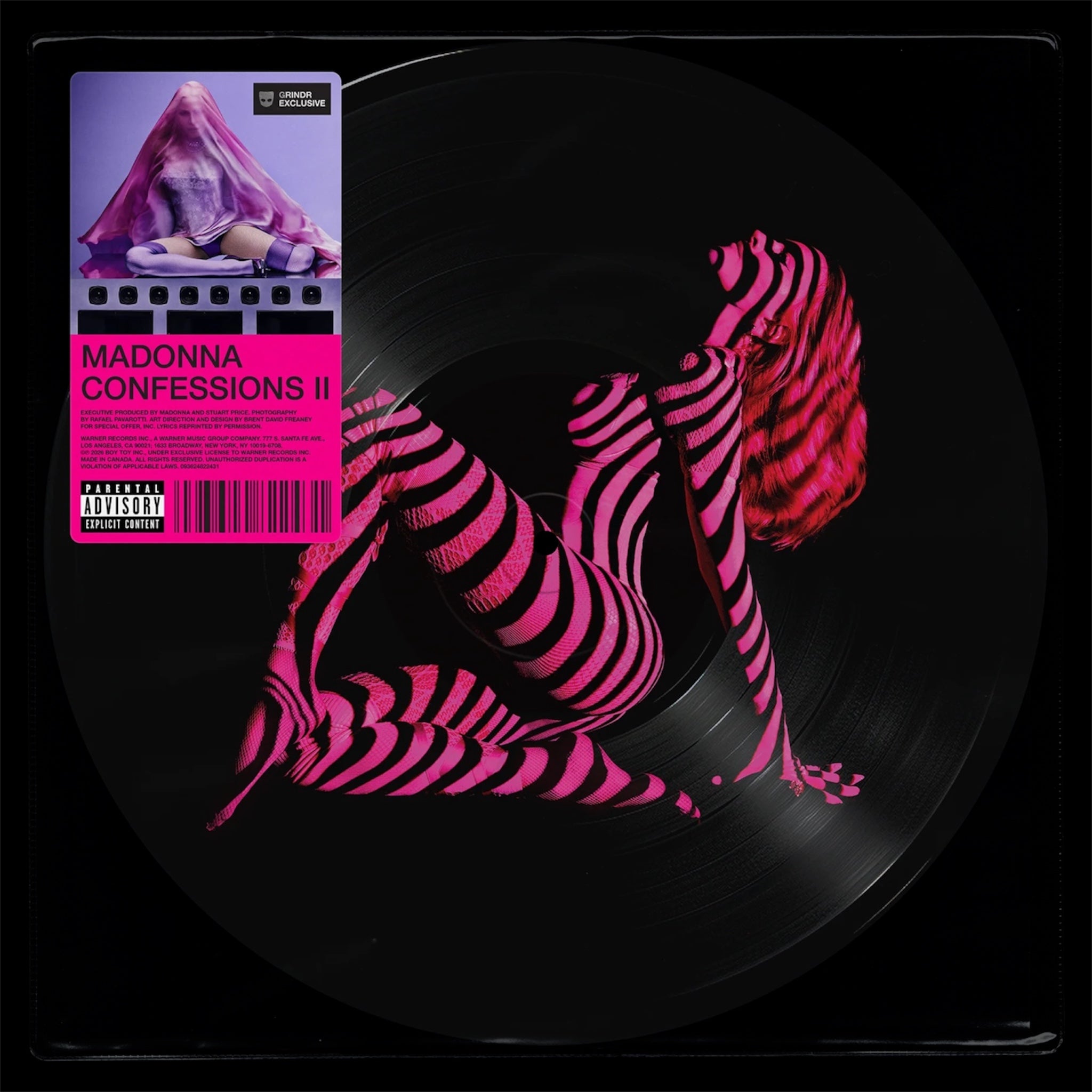 Madonna - CONFESSIONS II (Grindr Exclusive Picture Disc) LP