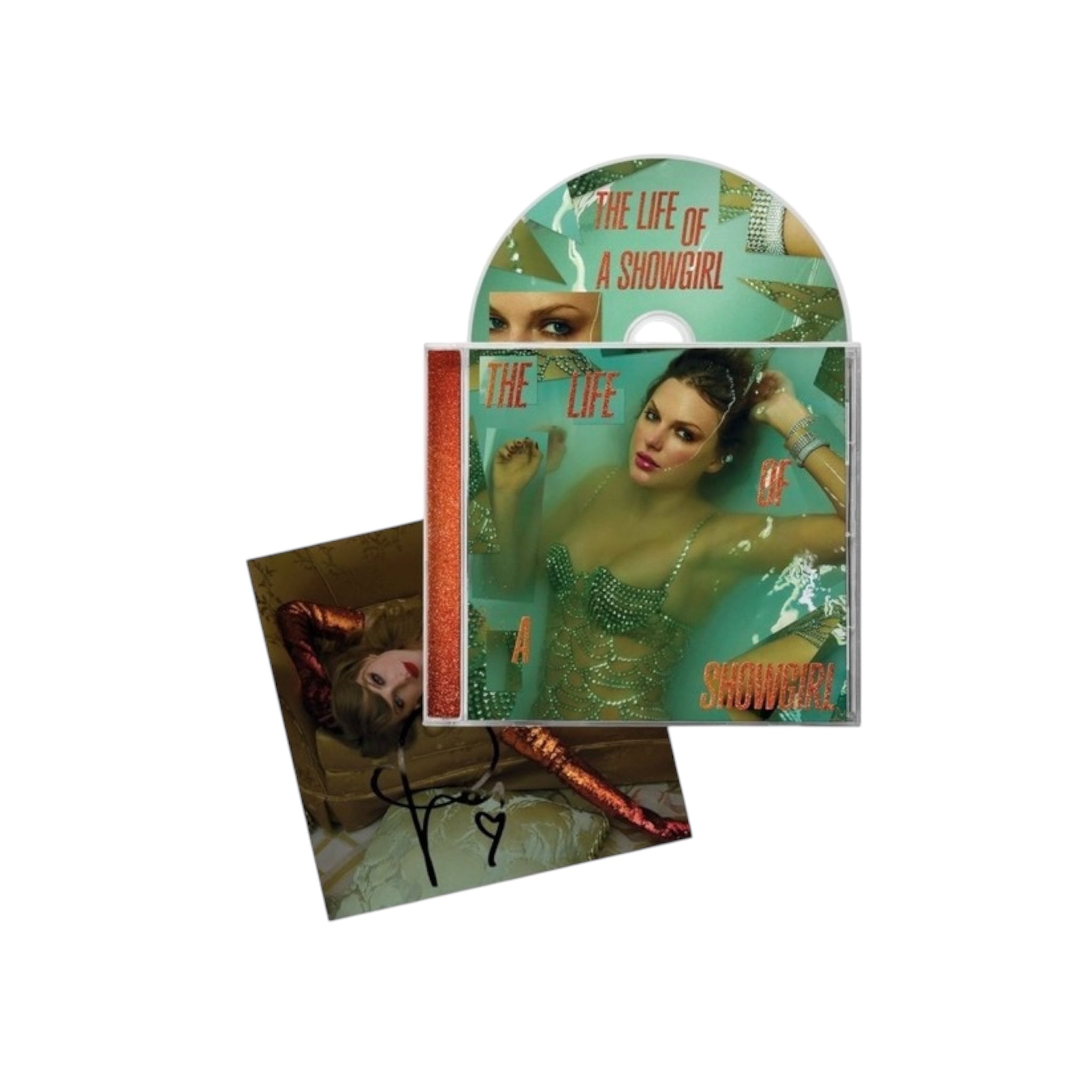 SIGNED CD2] Taylor Swift - The Life Of A Showgirl CD with Signed