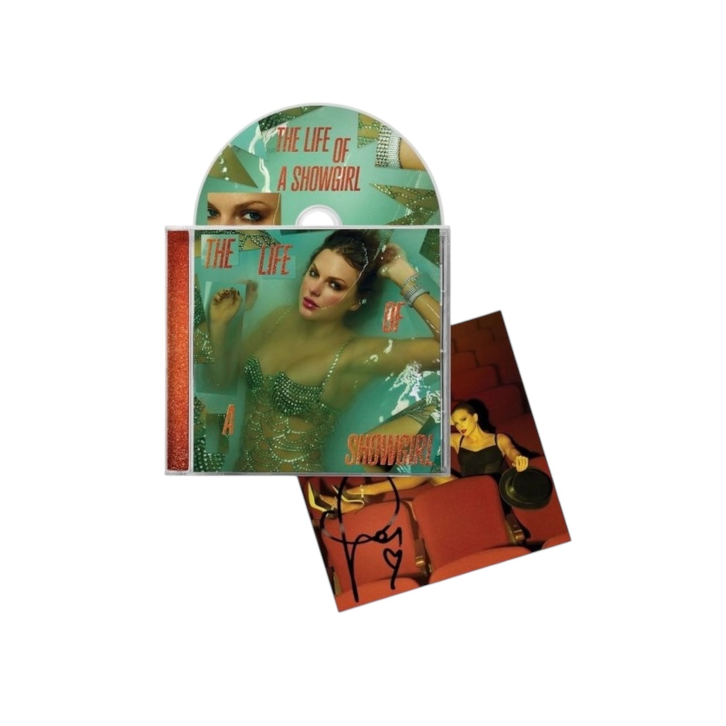 [SIGNED CD4] Taylor Swift - The Life Of A Showgirl CD with Signed Insert 4