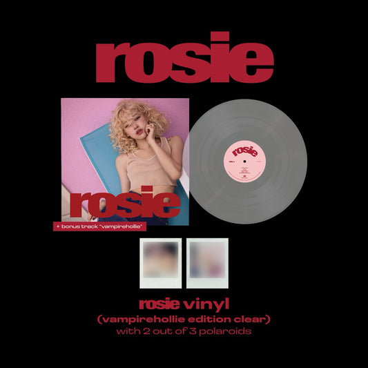 Rosé - rosie (Vampirehollie Edition Clear) LP Vinyl Record