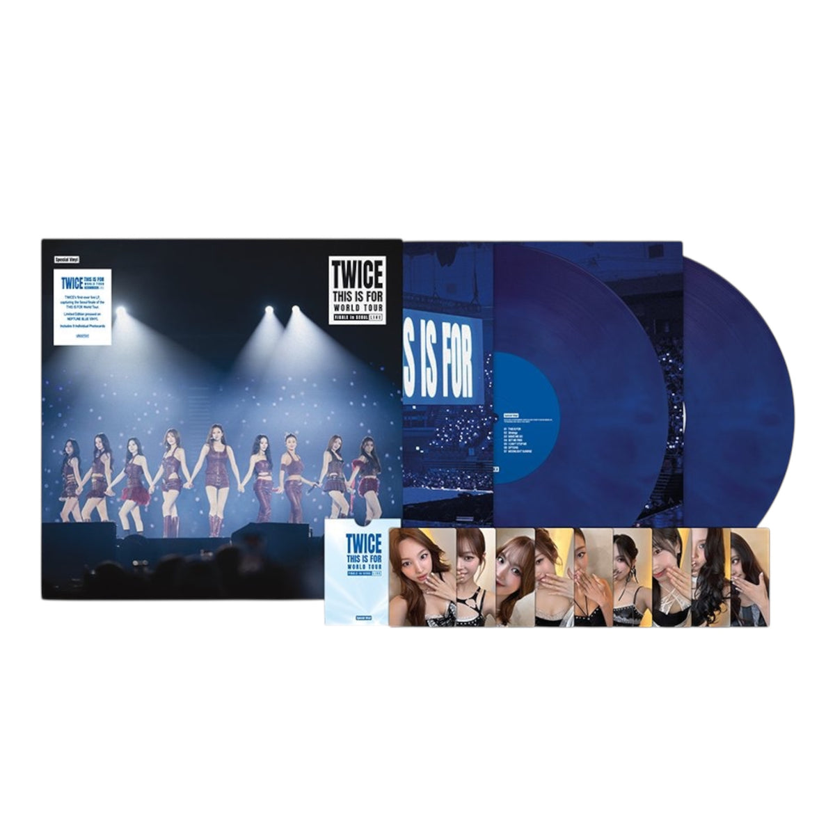 트와이스(TWICE) - THIS IS FOR WORLD TOUR FINALE in SEOUL - LIVE [Neptune Blue] 2LP