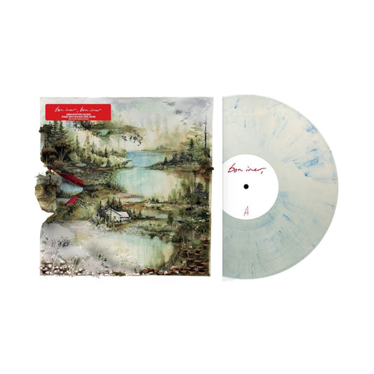 Bon Iver - Bon Iver, Bon Iver (White & Blue Swirl) LP Vinyl