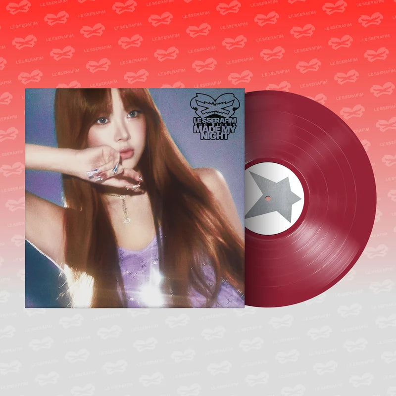 LE SSERAFIM - Made My Night (WARM RED ver.) LP Vinyl