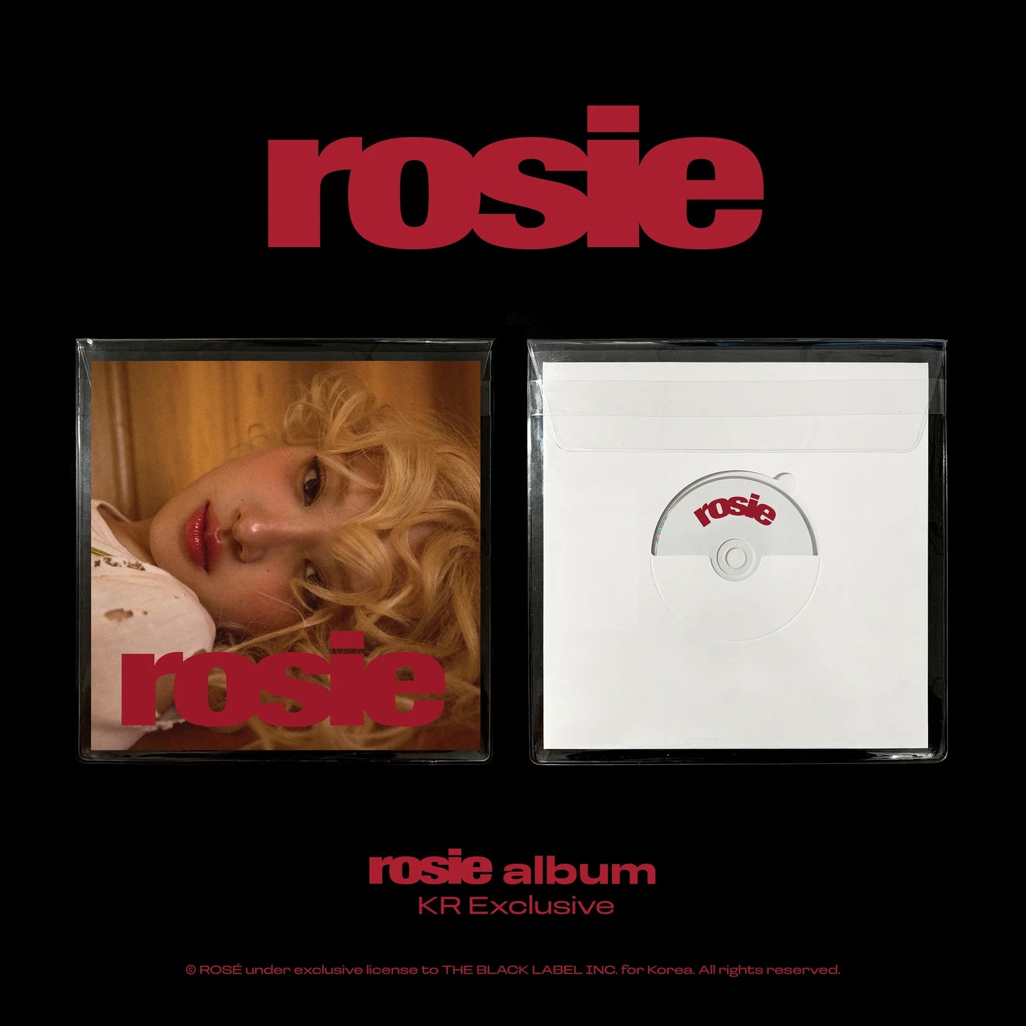 ROSÉ - rosie (Korea Exclusive Ver.) CD