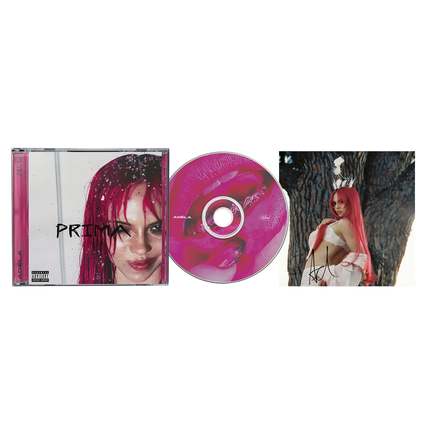 [SIGNED] Adela - PRIMA CD with Signed Art Card