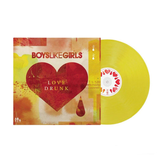 Boys Like Girls - Love Drunk (Yellow) LP Vinyl Record