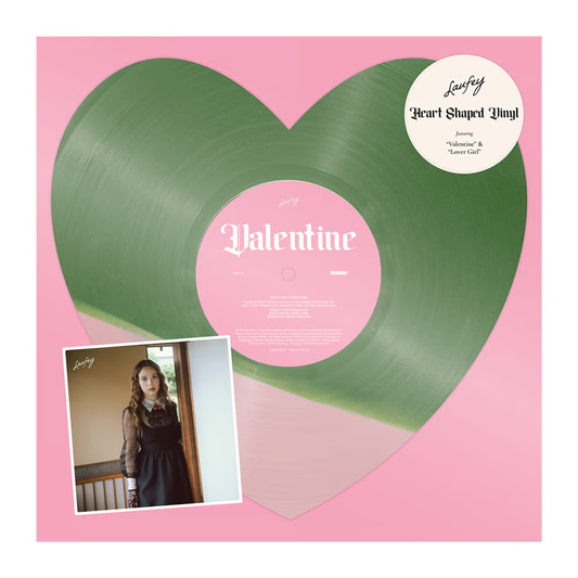 Laufey - Valentine Strawberry Match Heart Shaped LP