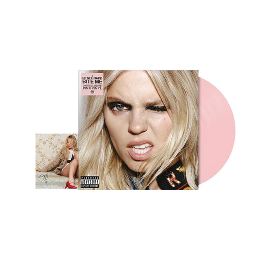 Renee Rapp - Bite Me (Alternate Cover Pink) LP with Signed Art Card