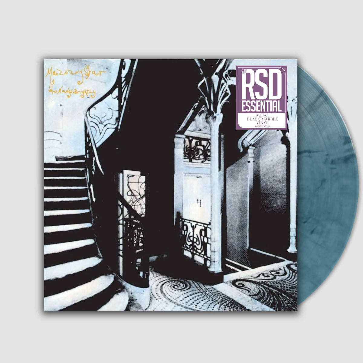 Mazzy Star - She Hangs Brightly (Aqua/Black Marble) LP Vinyl Record