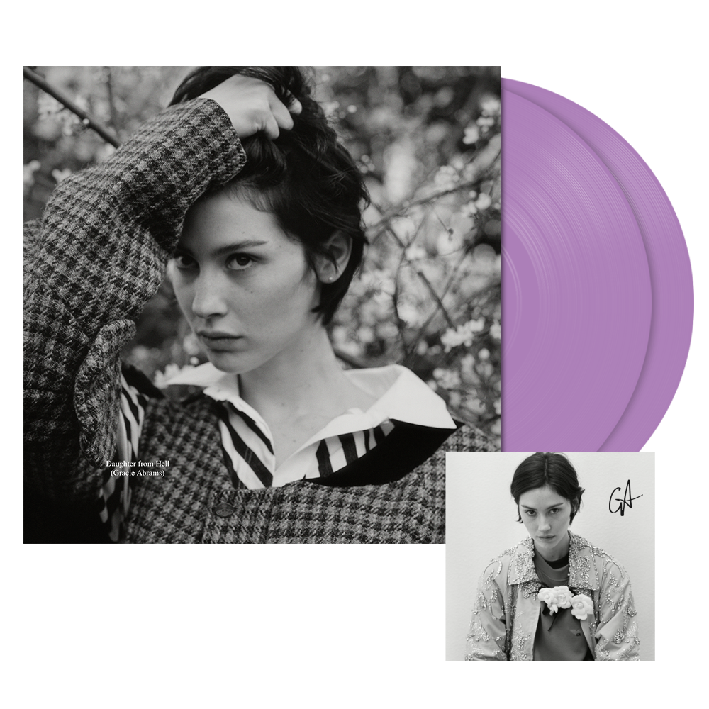 [SIGNED] Gracie Abrams - Daughter From Hell (Alternate Cover Lavender) 2LP with Signed Art Card